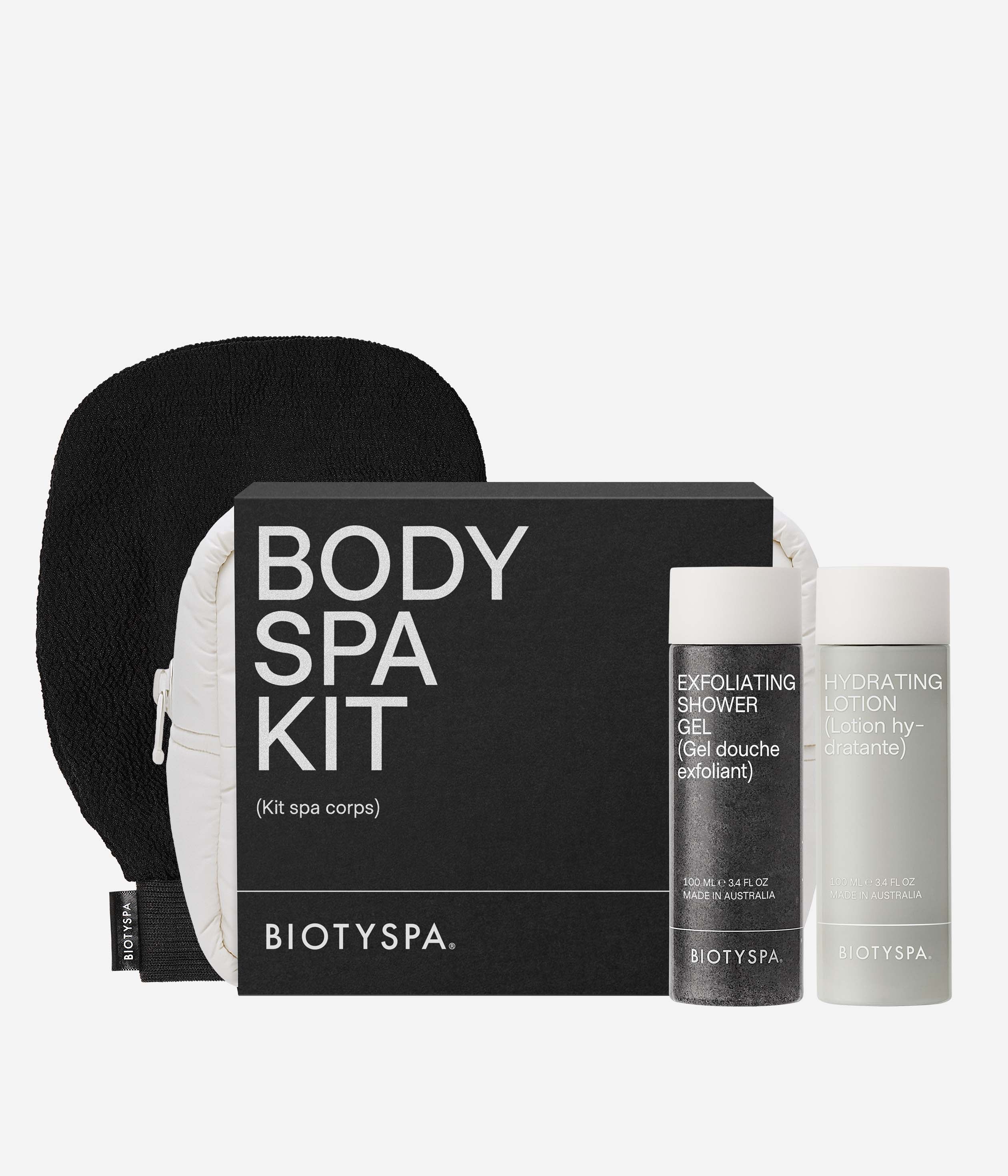 BIOTYSPA Organic & Vegan Body Spa Kit - Includes Exfoliating Glove